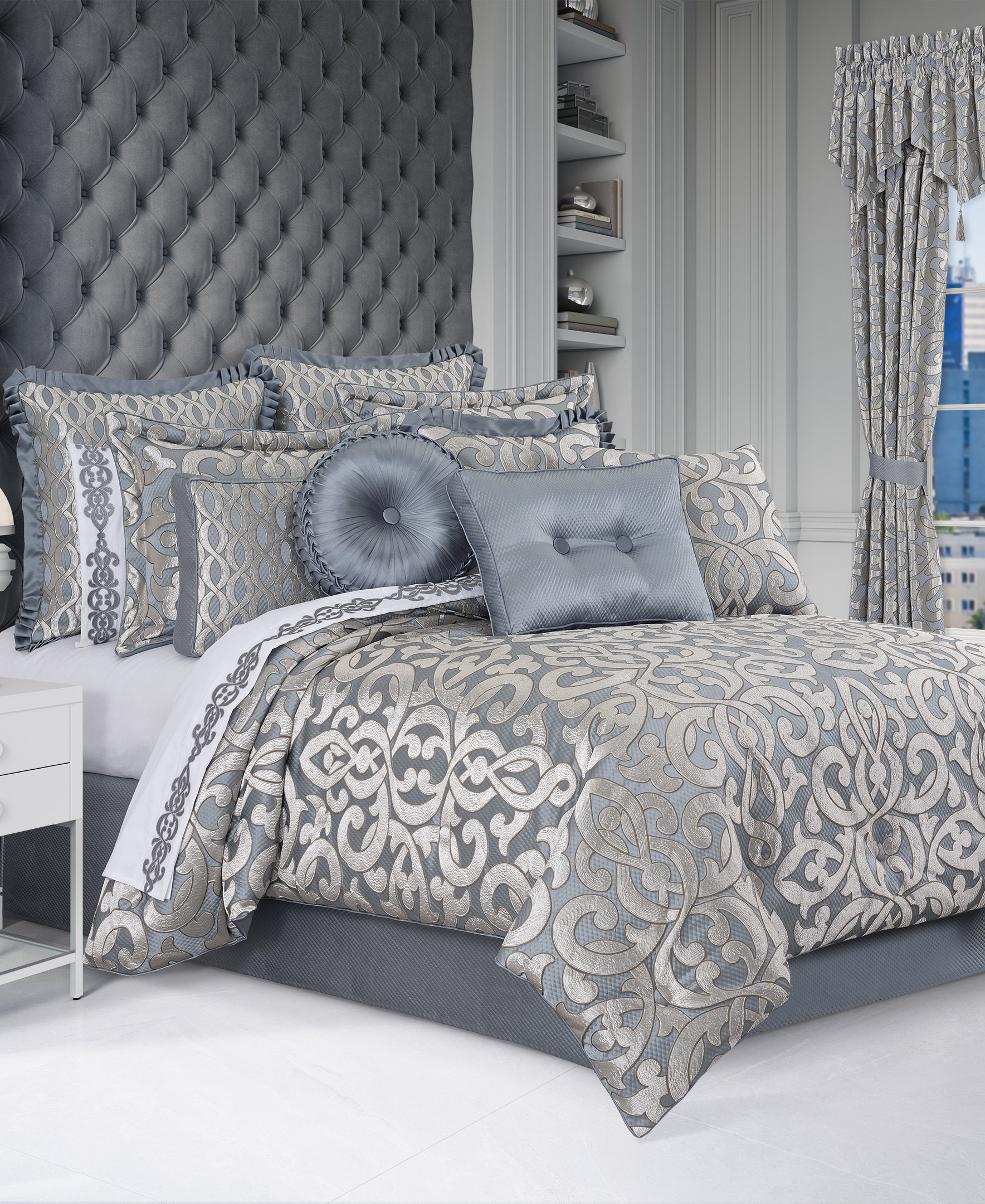 Five Queens Court Bacoli Polyester Comforter Set Wayfair Canada